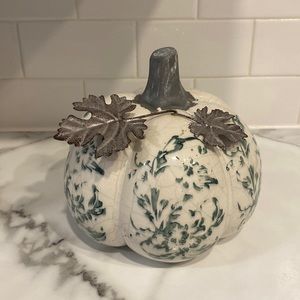 Decorative Ceramic Pumpkin